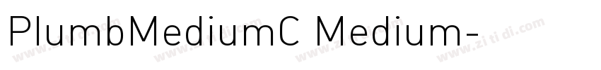 PlumbMediumC Medium字体转换